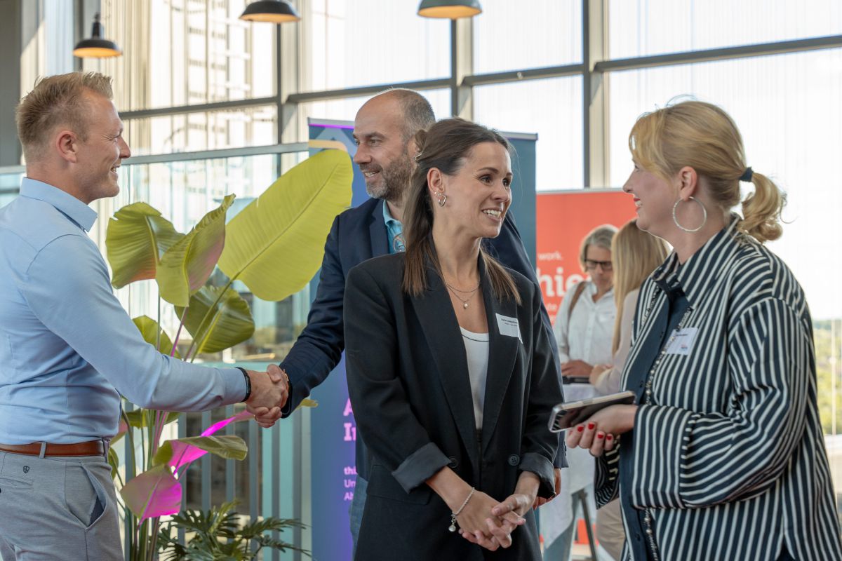 Networking in der Skylounge in Bocholt